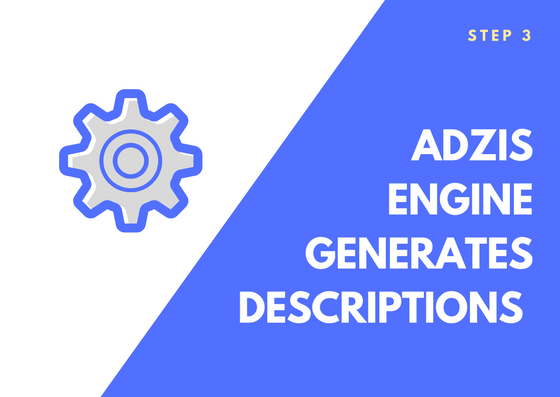 Description generator for classifieds, real estate portals