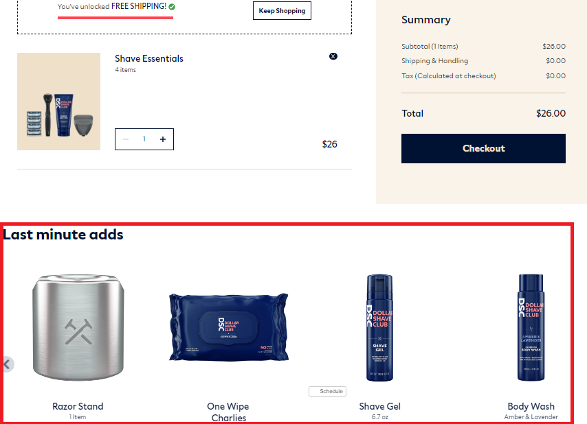 upsell cross sell examples to boost ecommerce sales